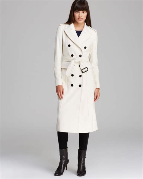 burberry white winter coat|Burberry winter coats for women.